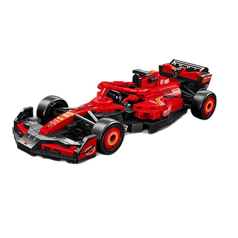 Senbao Formula F1 Racing Car 714569 Assembled Sports Car Car Model Children Boys Assembled Building Blocks Small Toys - Image 5